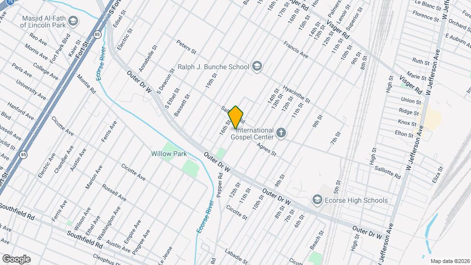 4120 15th St Map and Location Details