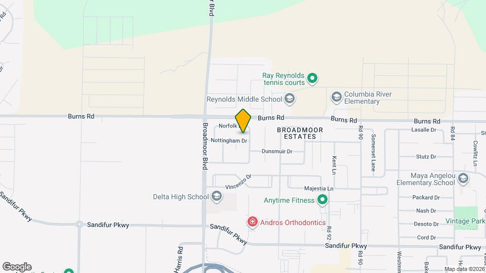 9711 Nottingham Dr Map and Location Details