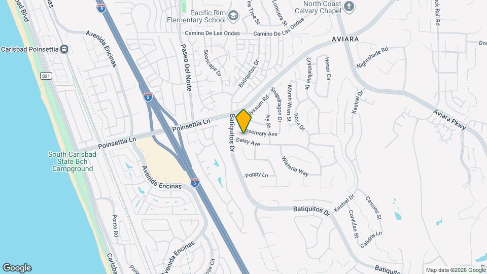 908 Daisy Ave Map and Location Details