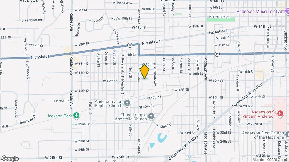 1640 W 17th St Map and Location Details