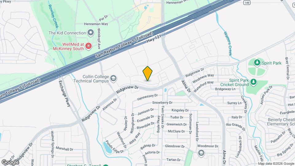 1530 Lake District Dr Map and Location Details