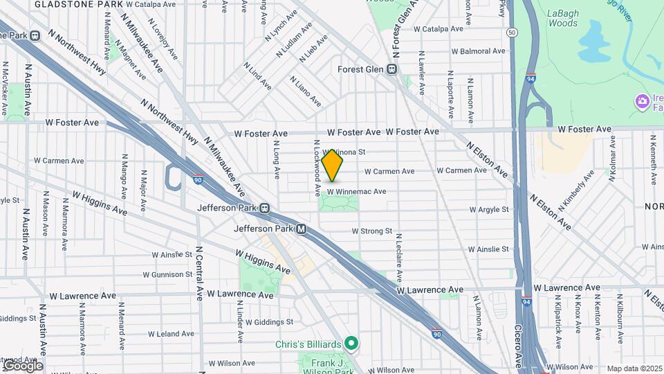 5240 W Winnemac Ave Map and Location Details