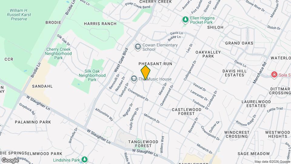 2808 Firecrest Dr Mapa y Detalles de la Ubicación