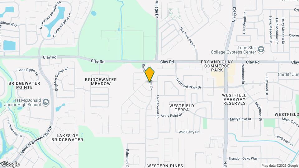 3839 Raintree Village Dr Map and Location Details