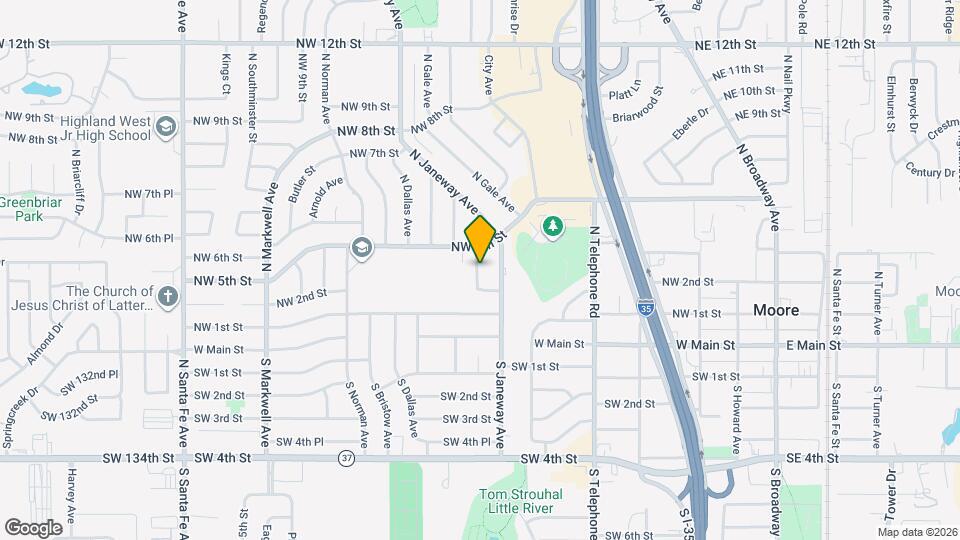 404 Rock Pl Map and Location Details