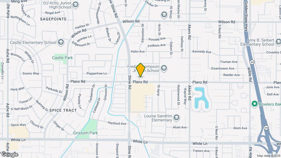 4704 Planz Rd Map and Location Details