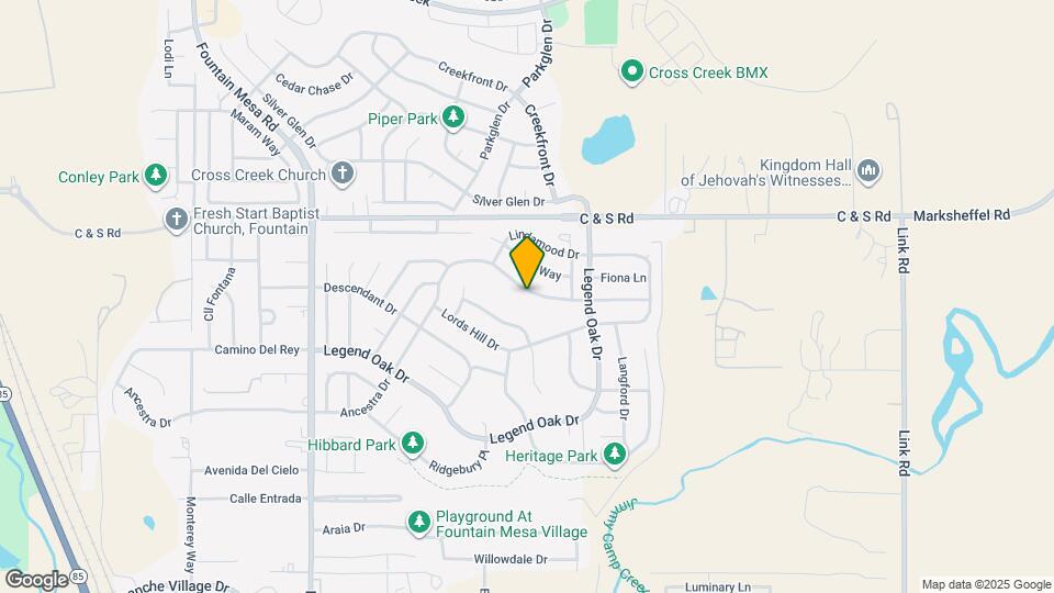 1335 Ancestra Dr Map and Location Details