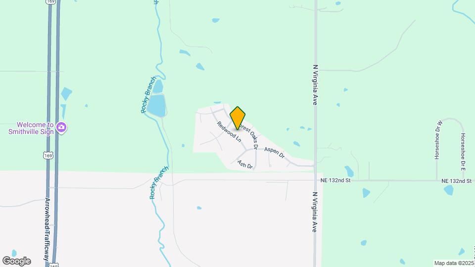 13313 Redwood Ln Map and Location Details