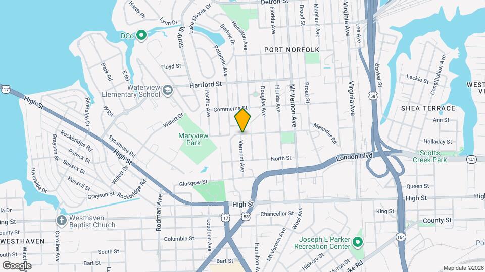 927 Vermont Ave Map and Location Details