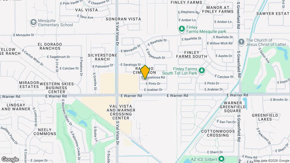 1782 E Pinto Dr Map and Location Details