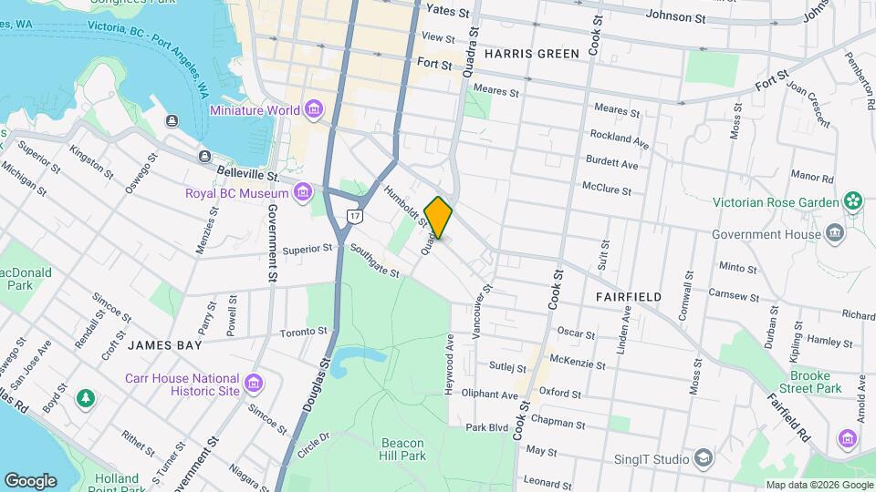 903 Humboldt St Map and Location Details