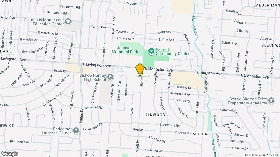 1303 Barnett Rd Map and Location Details