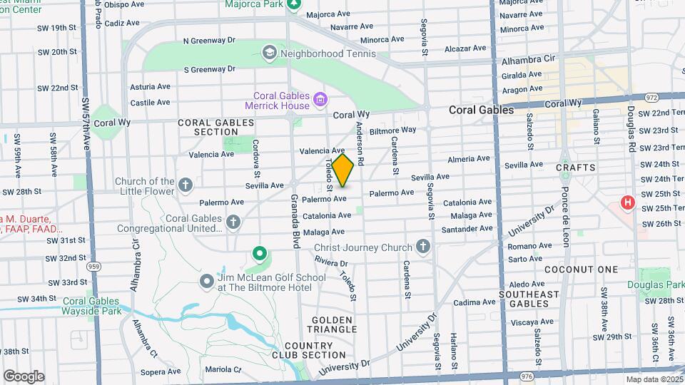 829 Palermo Ave Map and Location Details