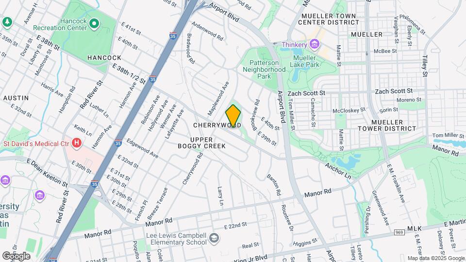 1706 E 38th 1/2 St Map and Location Details