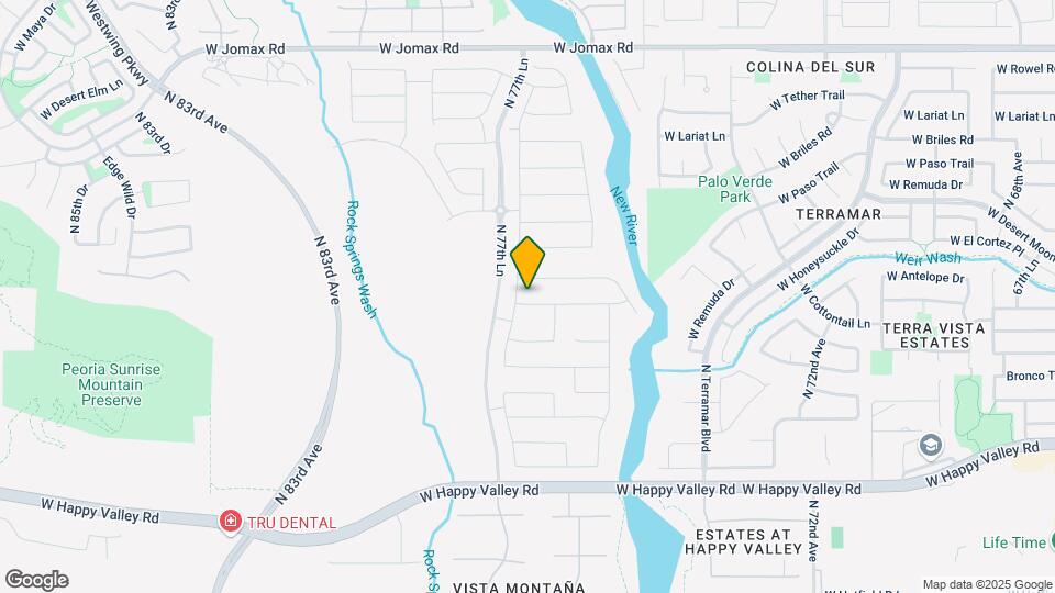 7710 W Jackrabbit Ln Map and Location Details