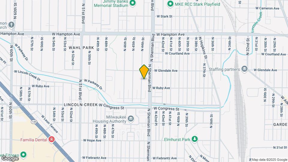 4532 N 44th St Map and Location Details
