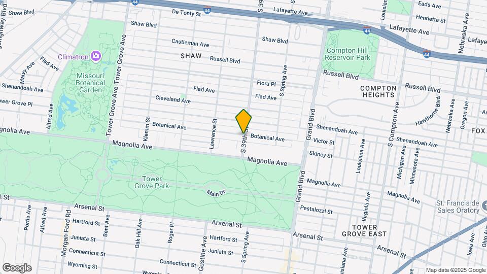 3900 Botanical Ave, Unit 2 Map and Location Details