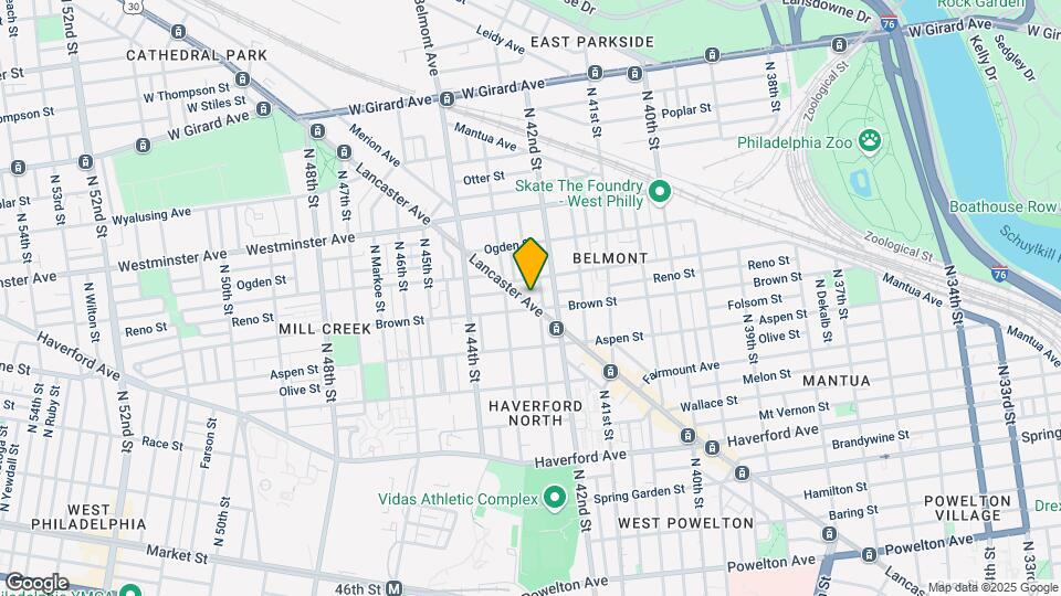 4231 Lancaster Ave Map and Location Details