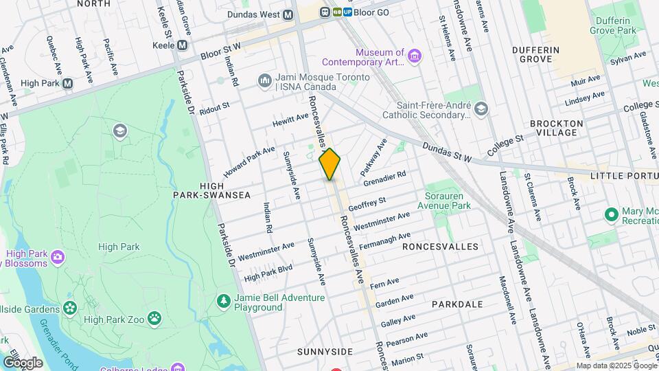 310 Roncesvalles Ave Map and Location Details