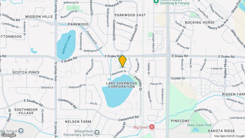 1700 Lakeshore Dr Mapa y Detalles de la Ubicación