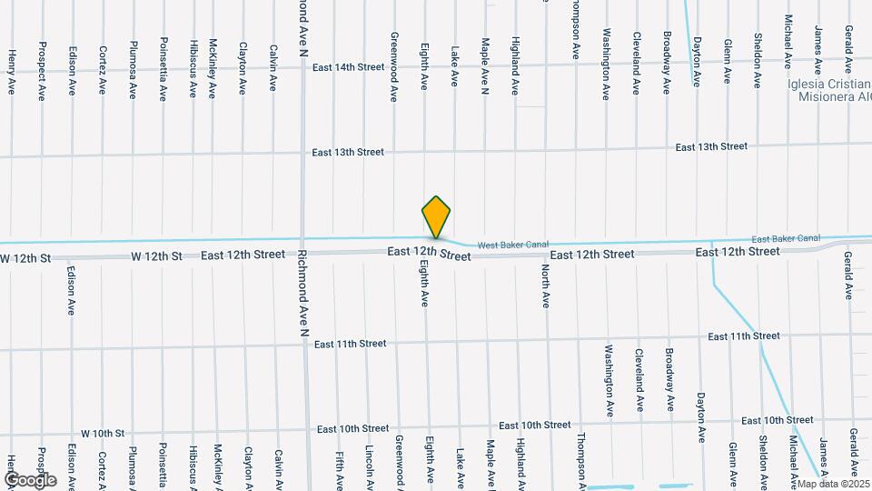 805 East 12th Street Map and Location Details