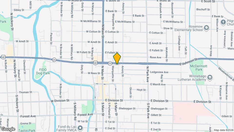 64 E Johnson St Map and Location Details