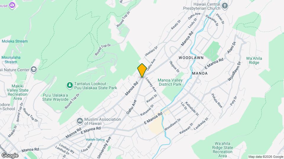 2976 Oahu Ave Mapa y Detalles de la Ubicación