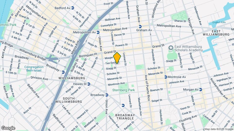 410 Lorimer St Mapa y Detalles de la Ubicación