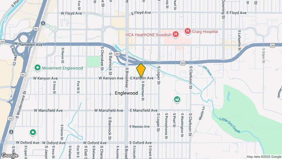 3703 S Sherman St Map and Location Details