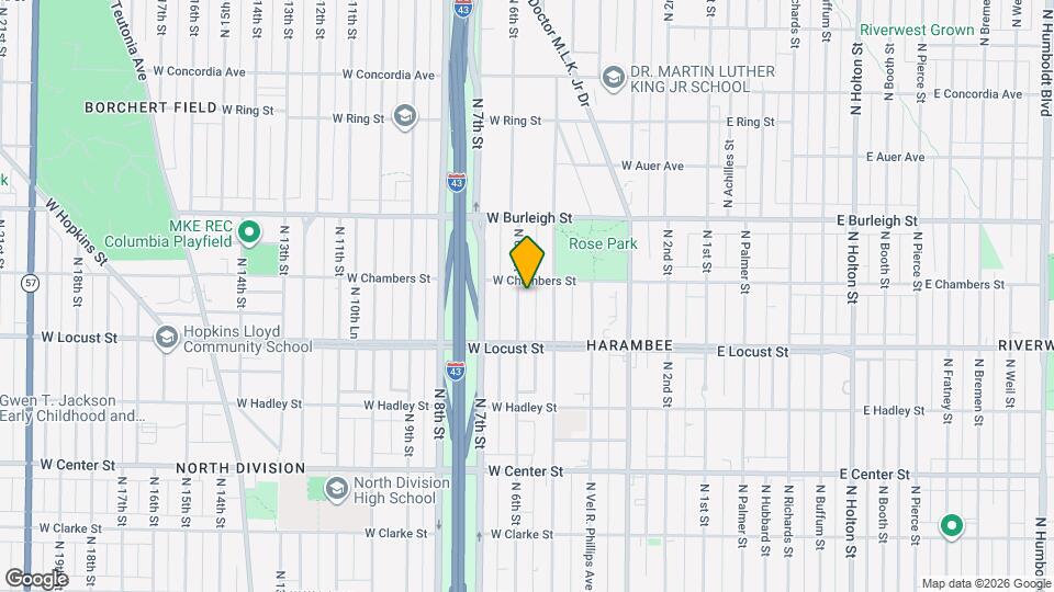 2960 N 6th St Map and Location Details