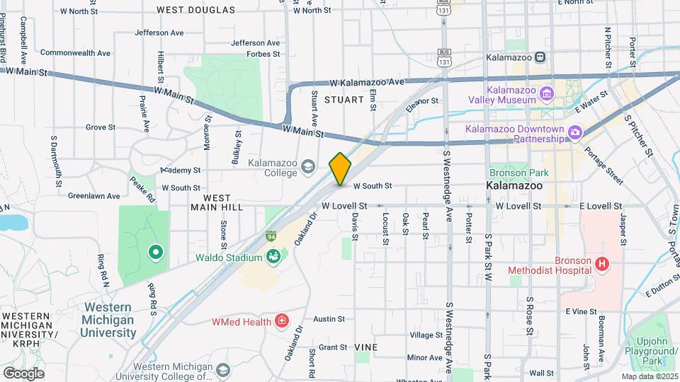 917 W South St, Unit 2 bedroom main floor Map and Location Details