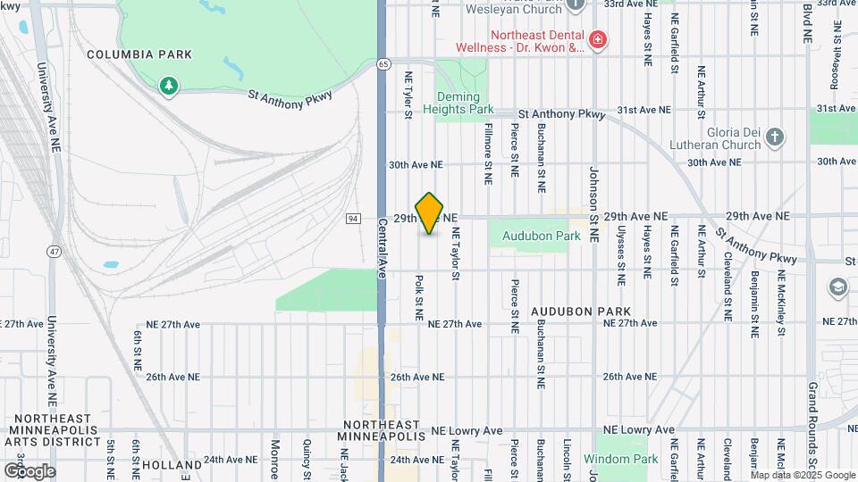 2827 Polk St NE Map and Location Details