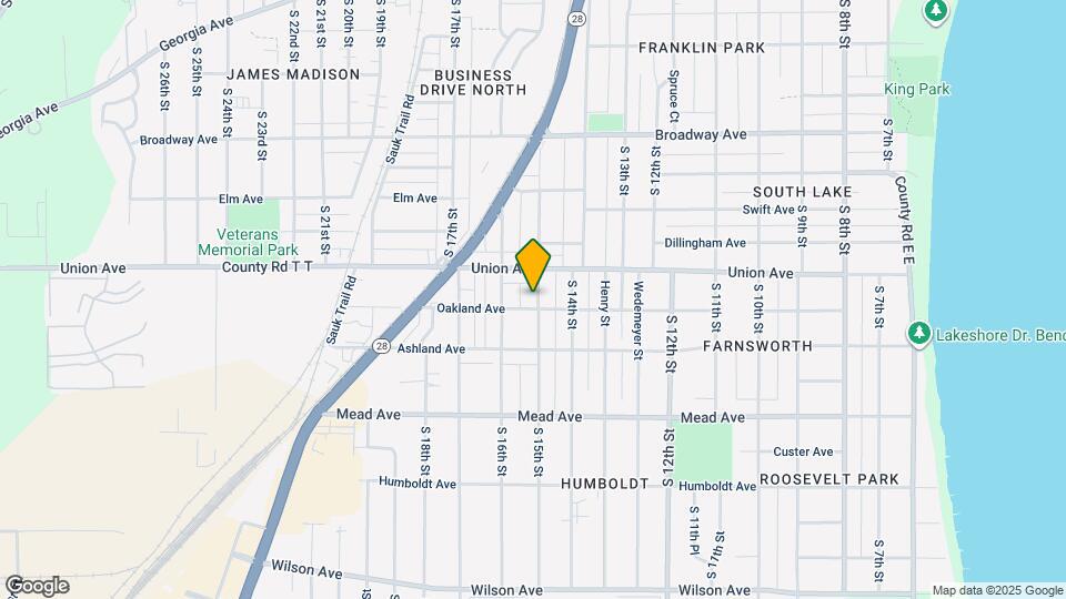 2130 S 15th St, Unit A Map and Location Details