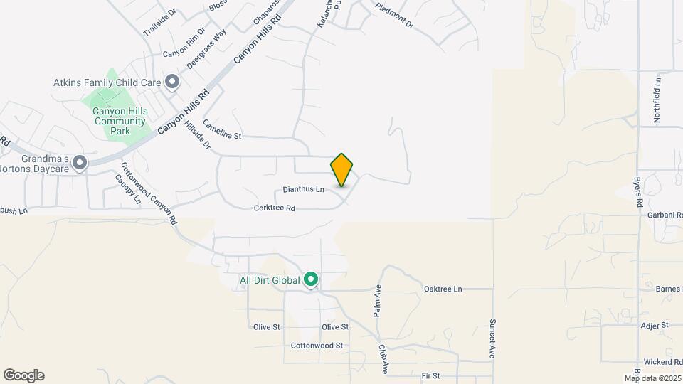 34142 Dianthus Ln Map and Location Details