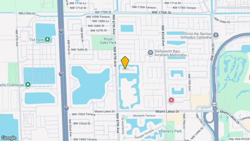 8540 NW 160th Terrace Map and Location Details