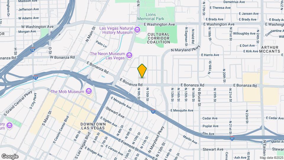612 N 9th St Mapa y Detalles de la Ubicación
