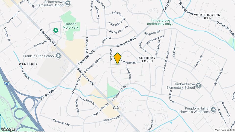 5 Cherry Manor Ct Map and Location Details