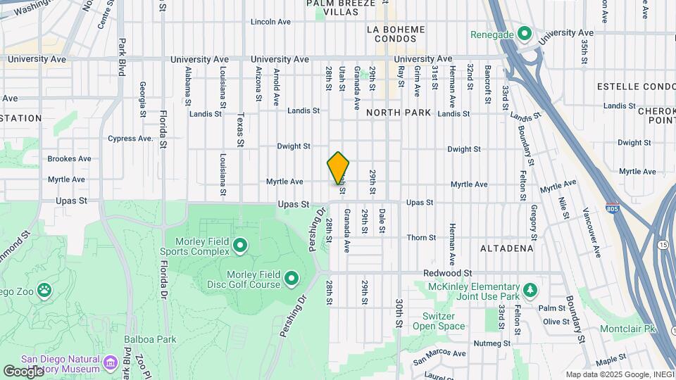 3430 Utah Street, Unit Studio Mapa y Detalles de la Ubicación
