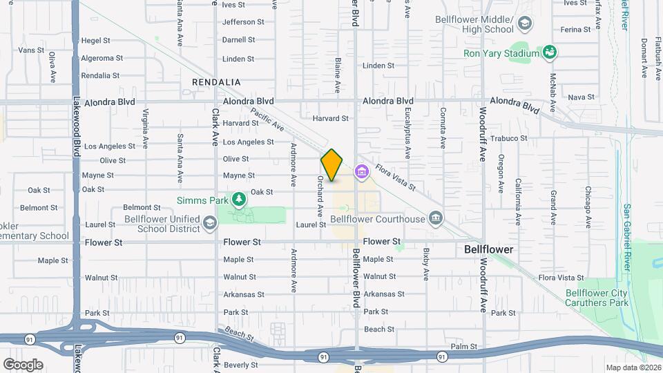 9717 Oak St Mapa y Detalles de la Ubicación