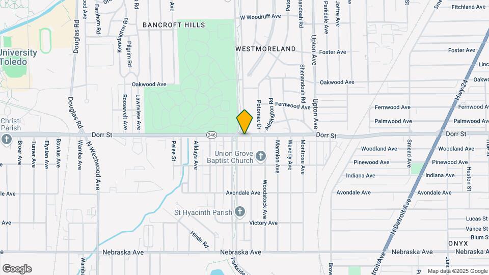 2145 Dorr St Map and Location Details