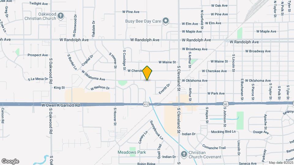 2705 W Oklahoma Ave Map and Location Details