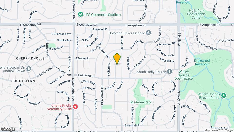 7012 S Cherry Dr Map and Location Details