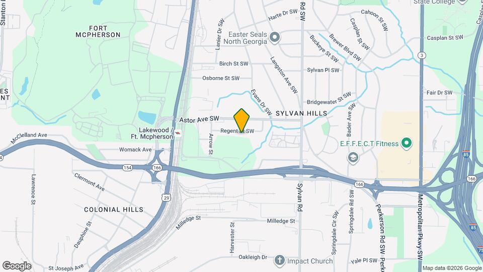 1060 Regent St SW Map and Location Details