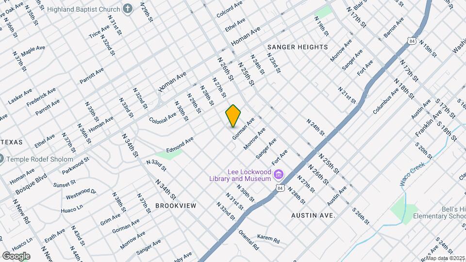 915 N 28th St Map and Location Details