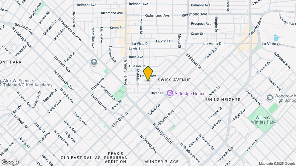 1415 Hubert St Map and Location Details