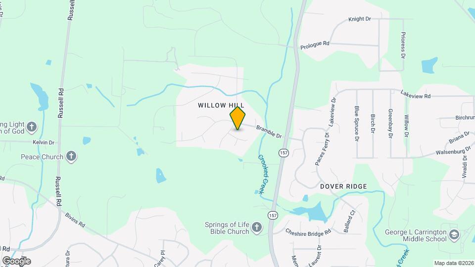 1310 Worland Dr Map and Location Details