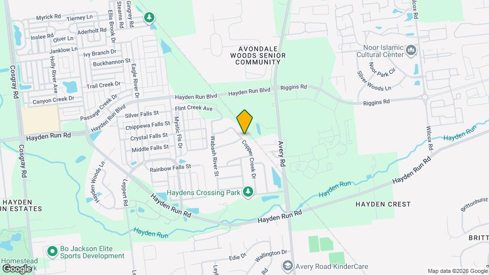 5266 Copper Creek Dr Map and Location Details