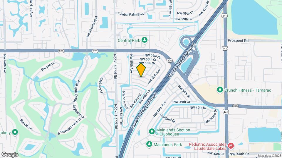 4915 NW 52nd Ct Map and Location Details