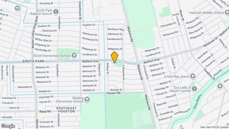 6023 Belarbor St Map and Location Details