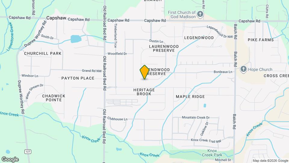 223 Dustin Ln Map and Location Details